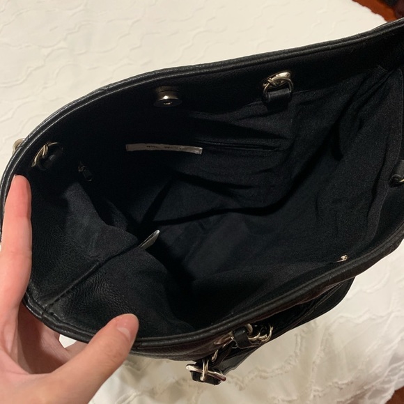 Nine West Black Quilted Tote - Picture 6 of 8